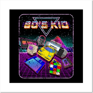 80s Kid v2 Posters and Art